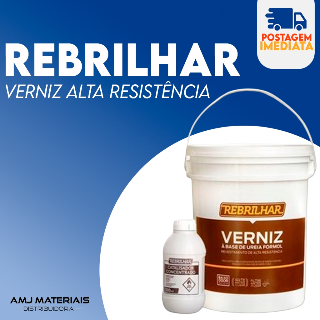 Verniz Rebrilhar Alto Tráfego | Brilhante, fosco, semibrilho acetinado | 5kg Sinteco Madeira em Oferta na Shopee