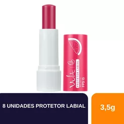 8 Unidades Balm Protetor Labial Melancia Vult