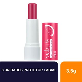 8 Unidades Balm Protetor Labial Melancia Vult em Oferta na Shopee