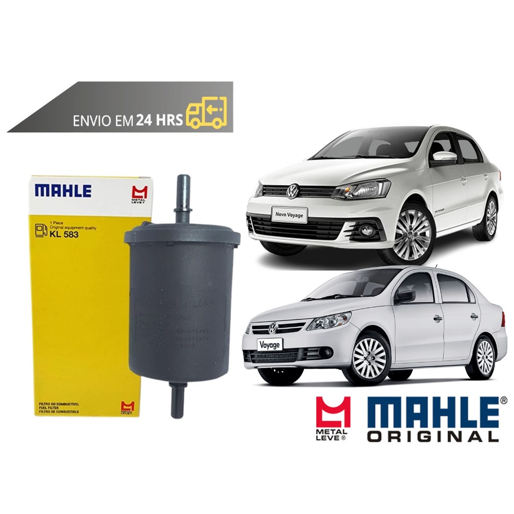 Filtro de Combustível Volkswagen Voyage todos de 2009 a 2023 Original Mahle Metal Leve em Oferta na Shopee