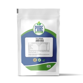 Taurina 250g Pura Pure Athletic em Oferta na Shopee