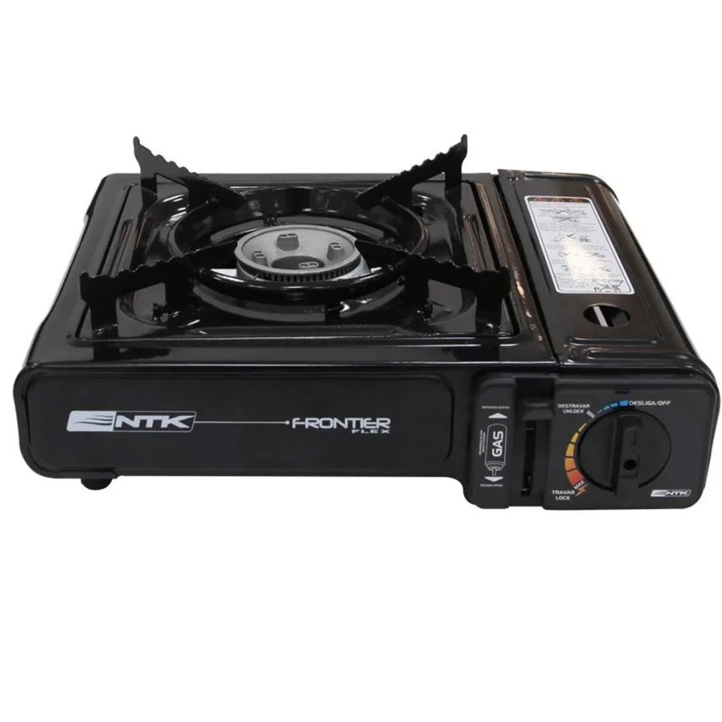 Fogareiro Fogão Camping Pesca Frontier Ntk Nautika Preto em Oferta na Shopee
