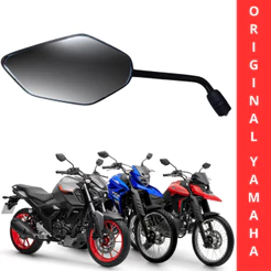 ESPELHO RETROVISOR ESQUERDO ORIGINAL YAMAHA XTZ 250 LANDER FAZER FZ15 2020 2021 2022 2023 2024 2025