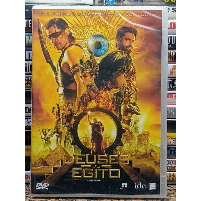 DVD Deuses do Egito - Edição ORIGINAL Paris Filmes - Gerald Butler - Ação / Aventura - Novo Lacrado