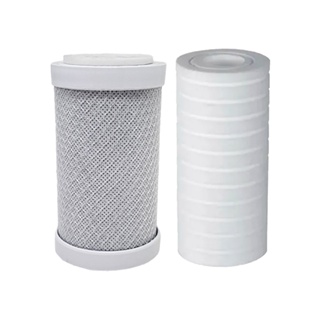 KIT Refil Filtro De Água 5"  Carvão Ativado + Polipropileno em Oferta na Shopee