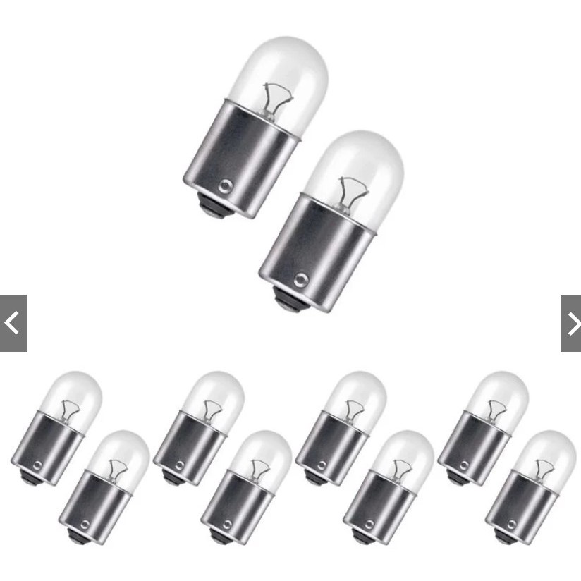 kit com 10 lâmpadas 67 1polo 24v Ba15s em Oferta na Shopee
