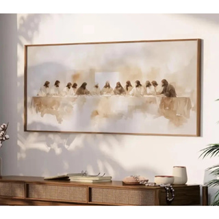 Quadro Decorativo Santa Ceia Canvas Jesus Cristo Religioso 1 Peça em Oferta na Shopee