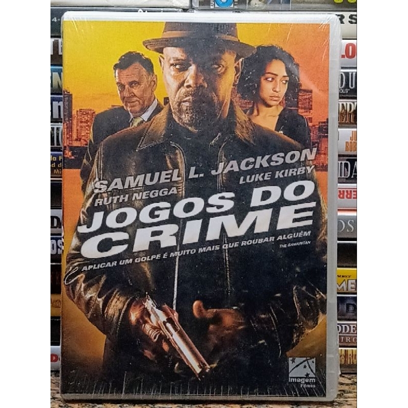 DVD Jogos do Crime - Edição ORIGINAL Imagem Filmes - Samuel L. Jackson - Ação Suspense Novo Lacrado