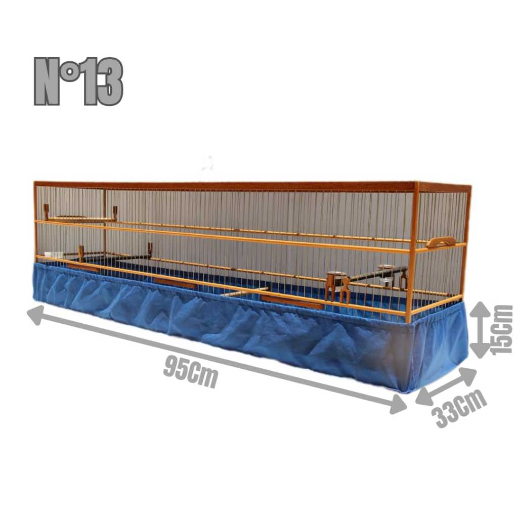 Capa Forro De TNT Para Gaiola Voadeira N°13 -  Malha Larga - Anti Sujeira  - Cores Azul - Bege em Oferta na Shopee