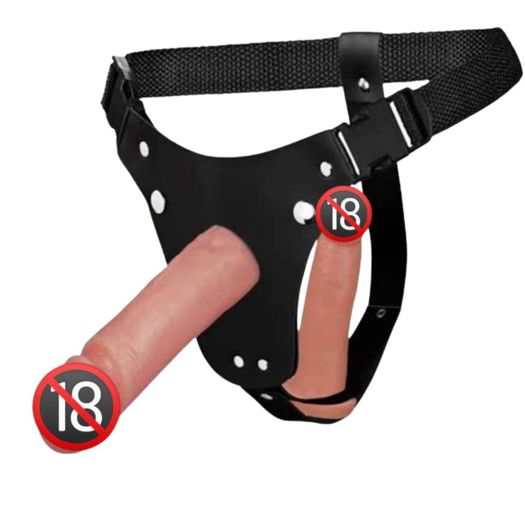 Cinta Dupla Com Protese de 16 ou 12 Cm Brinquedo Sexual Sado em Oferta na Shopee