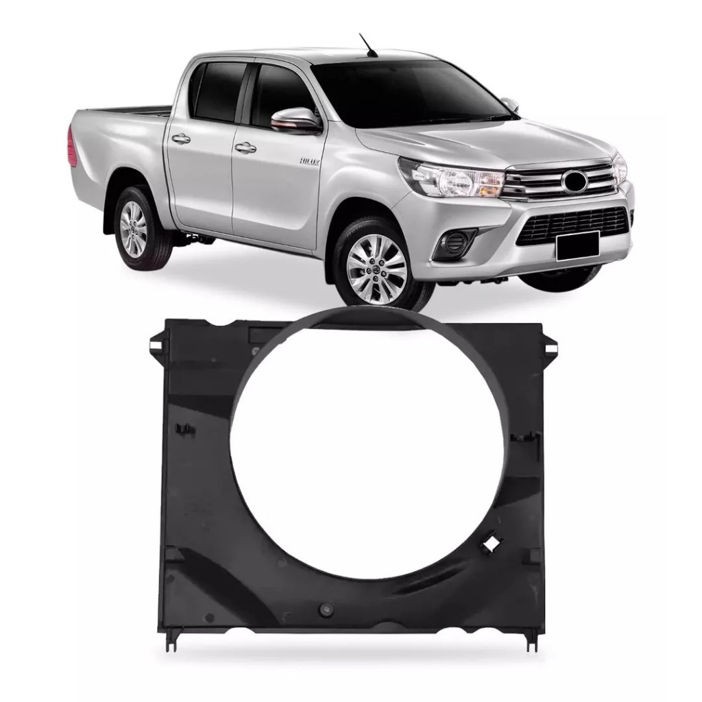 Defletor do Radiador Toyota Hillux SW4 Diesel Motor