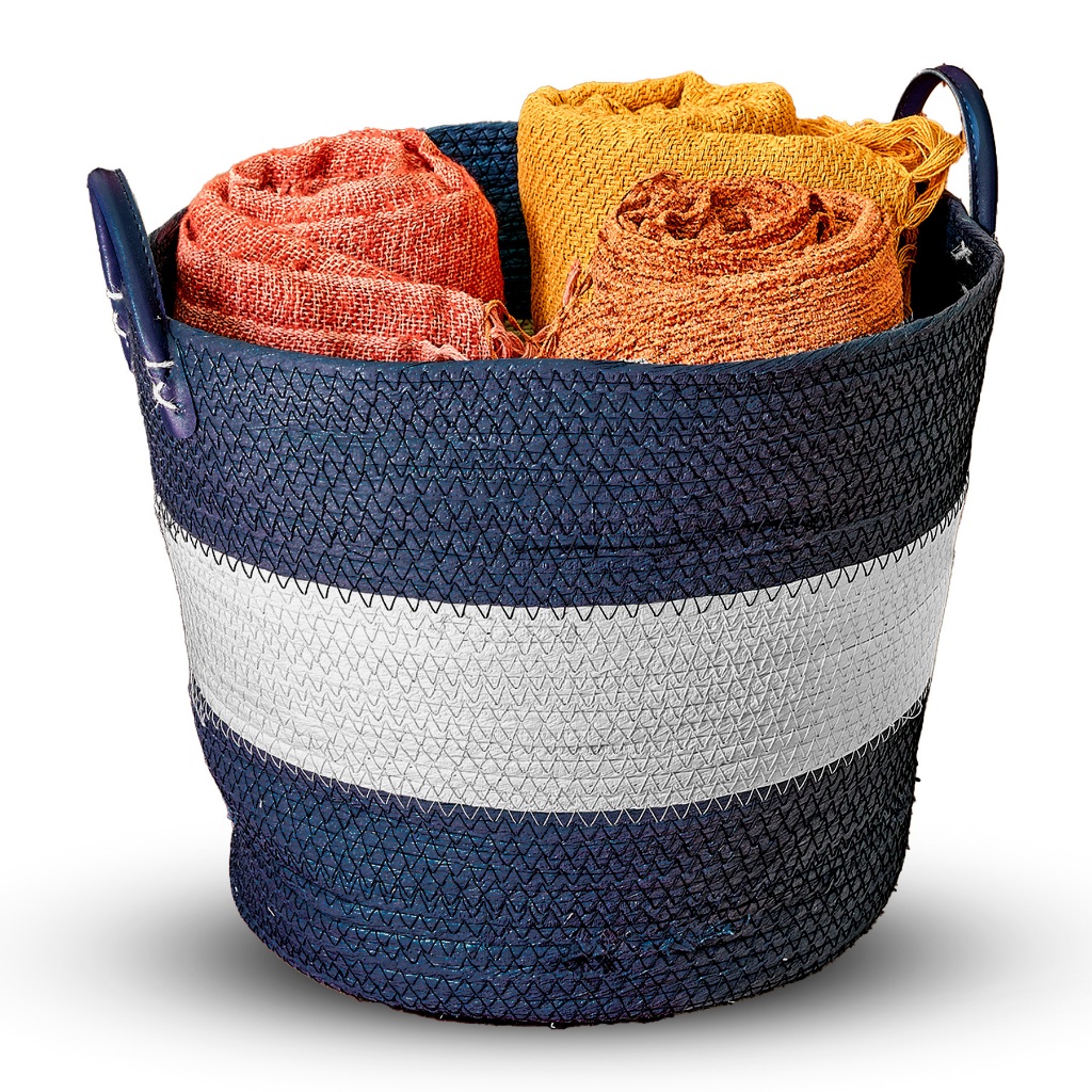 Cesto de Palha Pequeno Vaso Organizador Cachepot cesta organizadores Cachepo Seagrass Vaso...