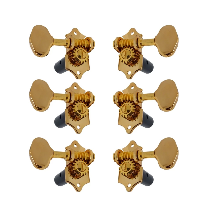 Tarraxa Violão Nylon Rozini Dourada Pino Grosso 16D Ra326