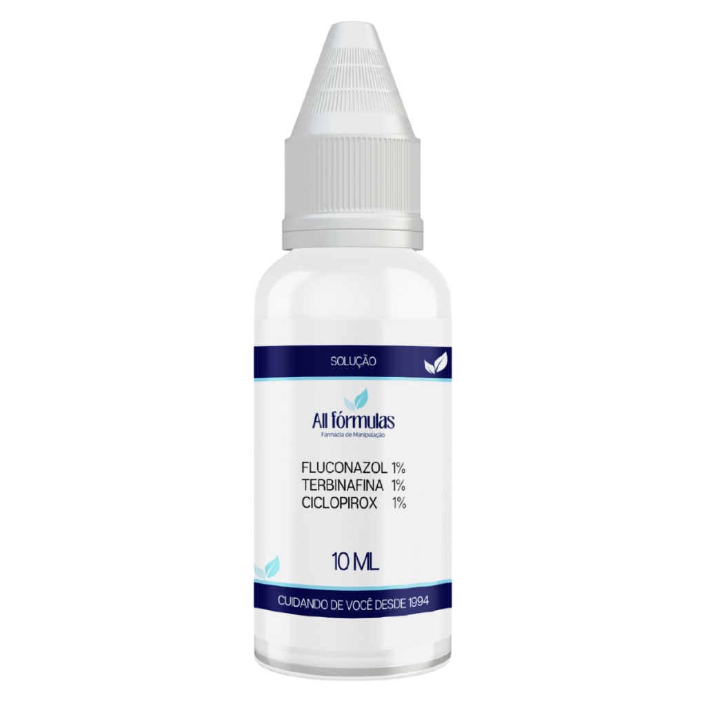 Fluído 10 ML - Ciclopirox - Terbinafina - Fluconazol em Oferta na Shopee