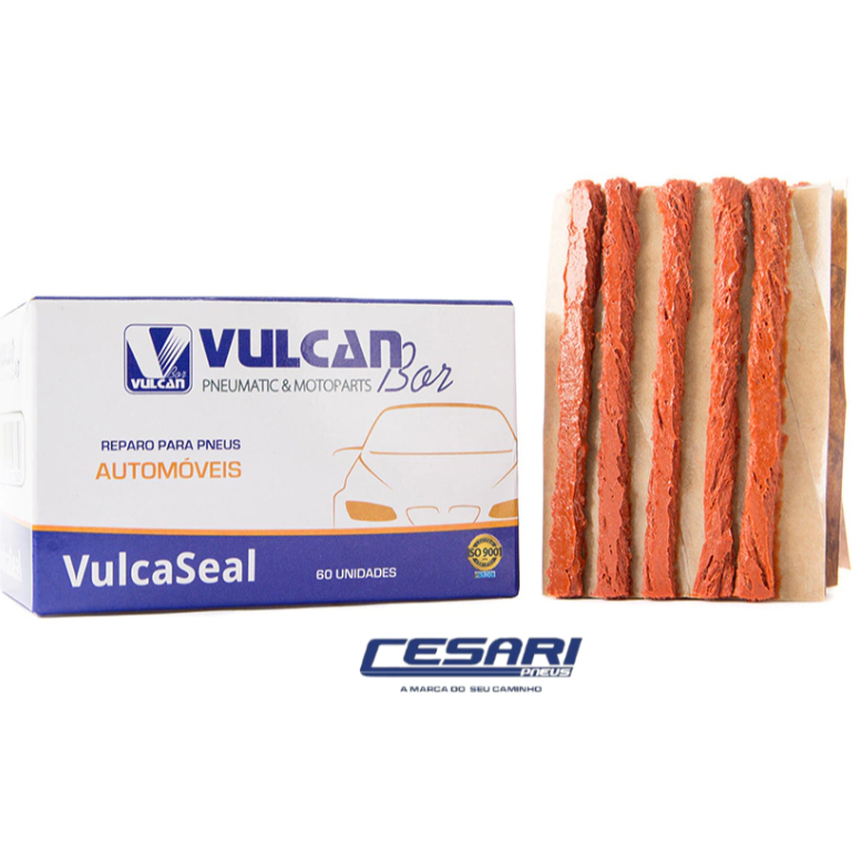 Kit 60 Reparos Inserto Macarrão Conserto Pneu Carro e Moto VulcaSeal em Oferta na Shopee