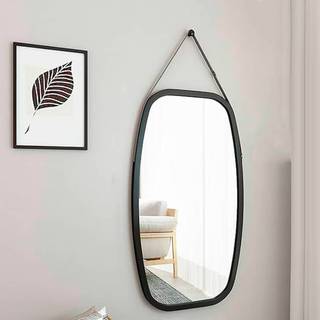 Espelho Para Banheiro Retangular Decorativo 46x65cm Com Alça Modernatta - Rio Home em Oferta na Shopee
