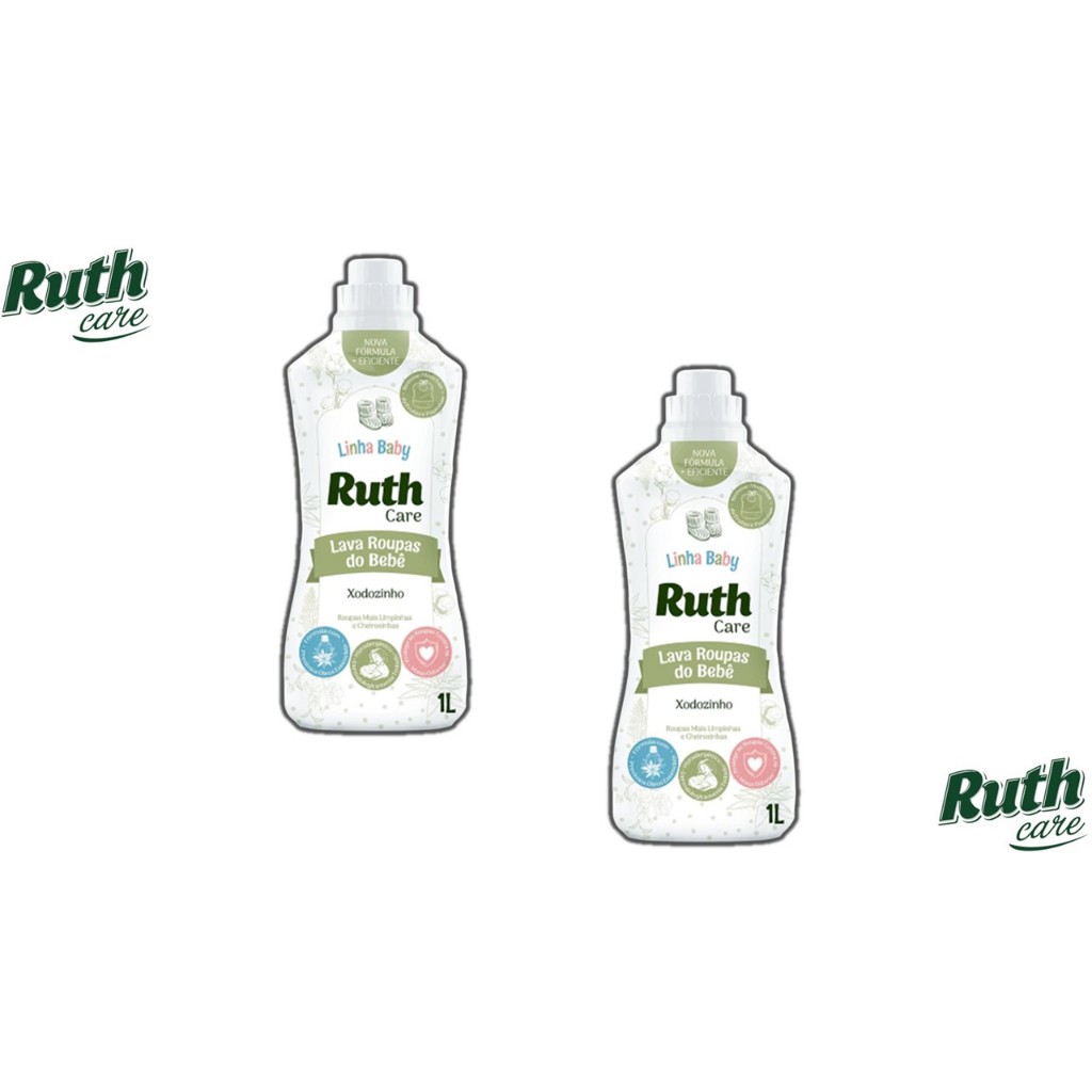 Kit Ruth Care Lava Roupas Xodozinho 2X1L
