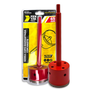 Serra Copo Diamantada com Haste Fertak para Furadeira Granito Porcelanato Mármore para Pedreiros em Oferta na Shopee