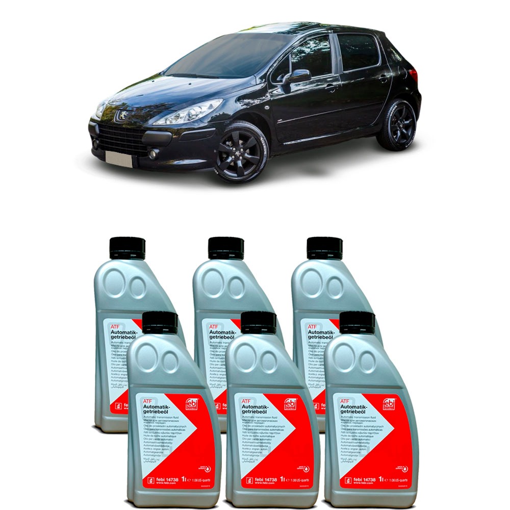 Kit Oleo Cambio AL4 Peugeot 207 208 307 Febi 14738 6 Litros Sintético Norma LT71141