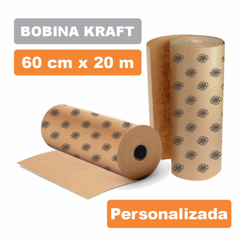 Bobina Papel Kraft Personalizado: Onde Comprar | BuscaProdutos