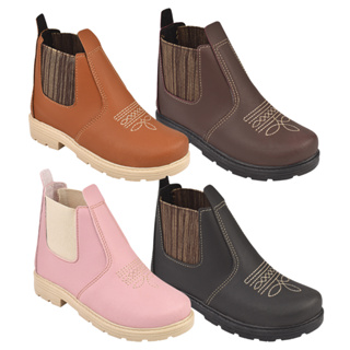 Bota Jeca Infantil Botina Country Menino Menina Leve Confortavel Macia em Oferta na Shopee
