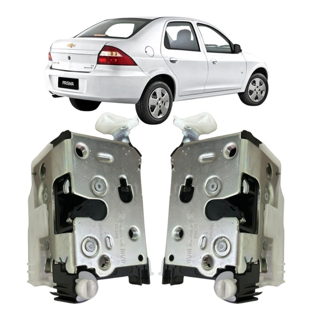 Par Fechadura Prisma Porta Traseira 2006 2007 2008 Até 2013 em Oferta na Shopee