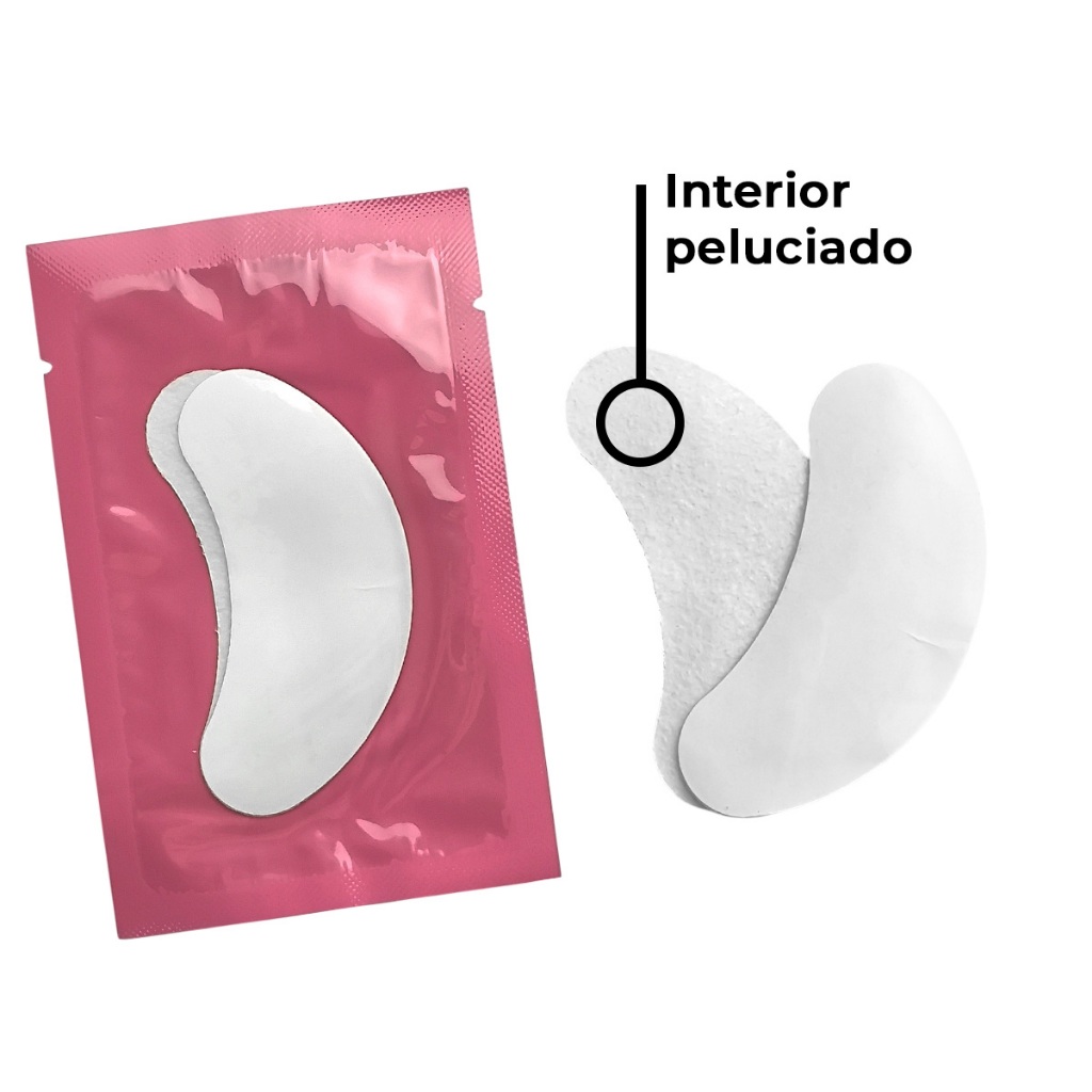 Kit 100 Pads Em Gel Protetor De Pálpebra Extensão De Cílios · foto 2