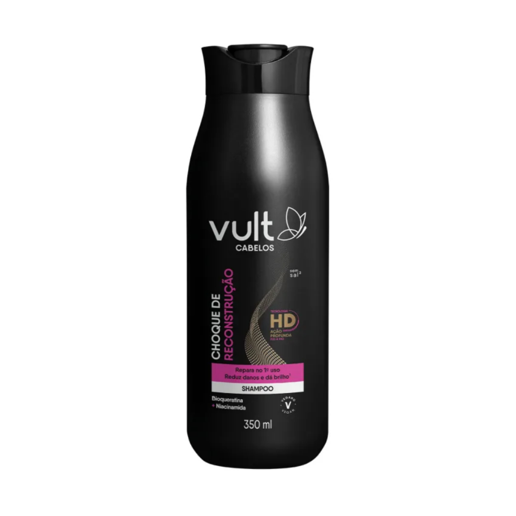 Shampoo Vult Choque de Reconstrução 350ml em Oferta na Shopee