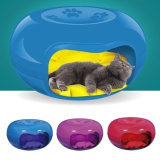Toca Gato Arredondada Donut Cat Home Grande - Casa Para Gato MEC PET