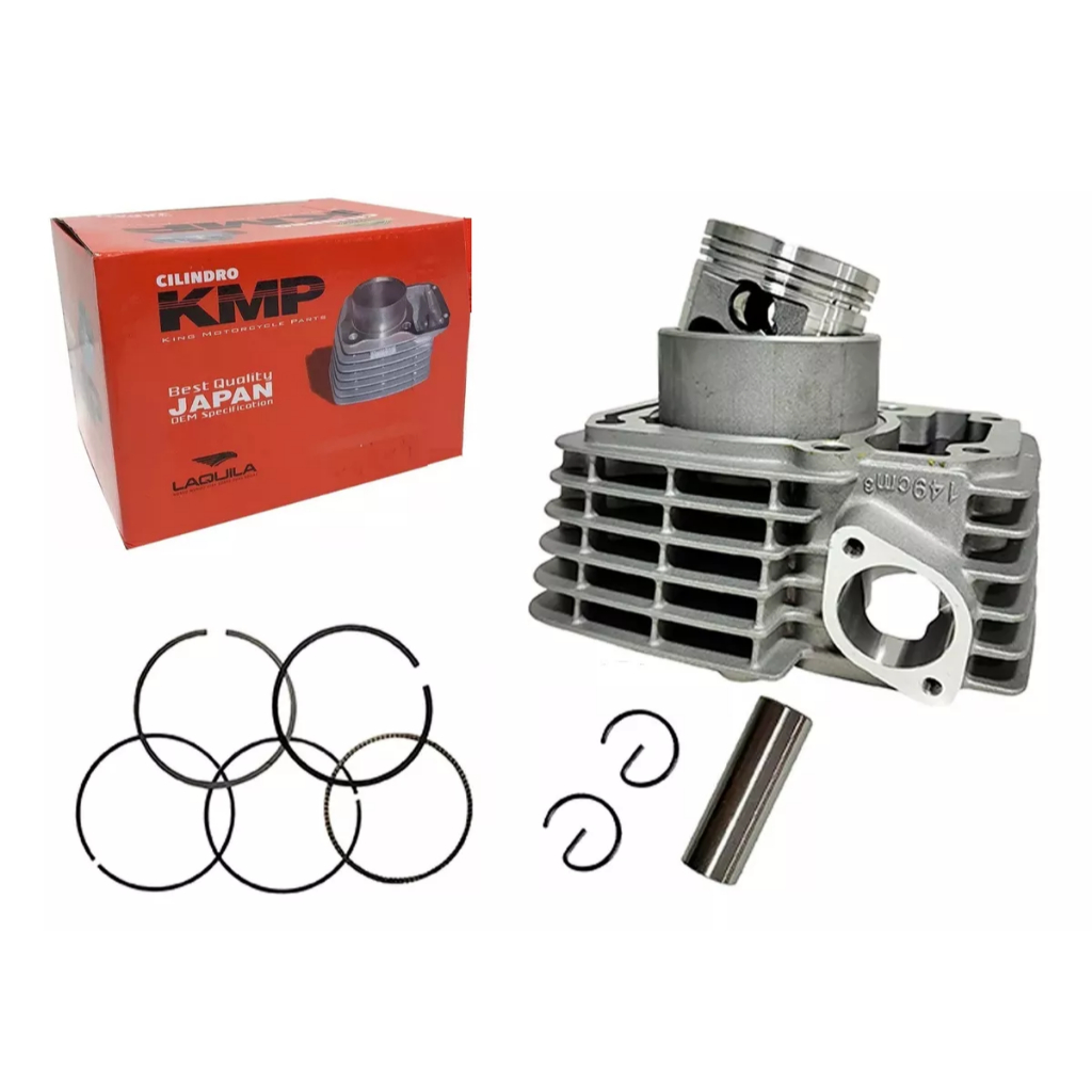 Kit Cilindro Motor Pistão Anéis Bros 150 Nxr 2006 2007 2008 2009 2010 2011 2012 2013 2014 2015 Kpm