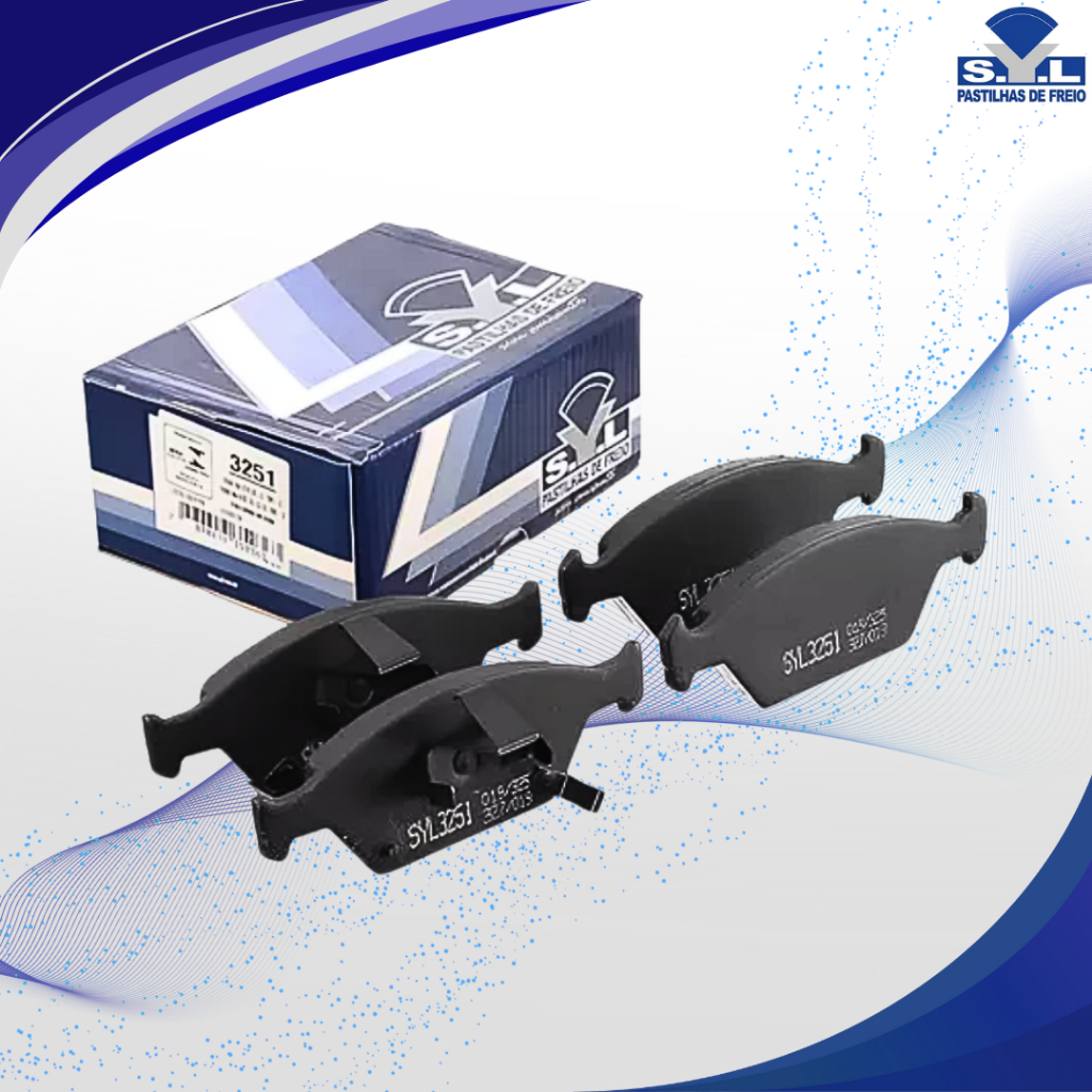 JOGO DE PASTILHA DE FREIO DIANTEIRA SYL3251 - HONDA CITY/NEW CITY/NEW FIT
