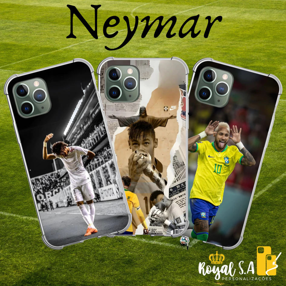 Capinha personalizada Neymar/ Ney para todos Samsung/ Iphone/ Motorola/ Xiaomi/ Realme