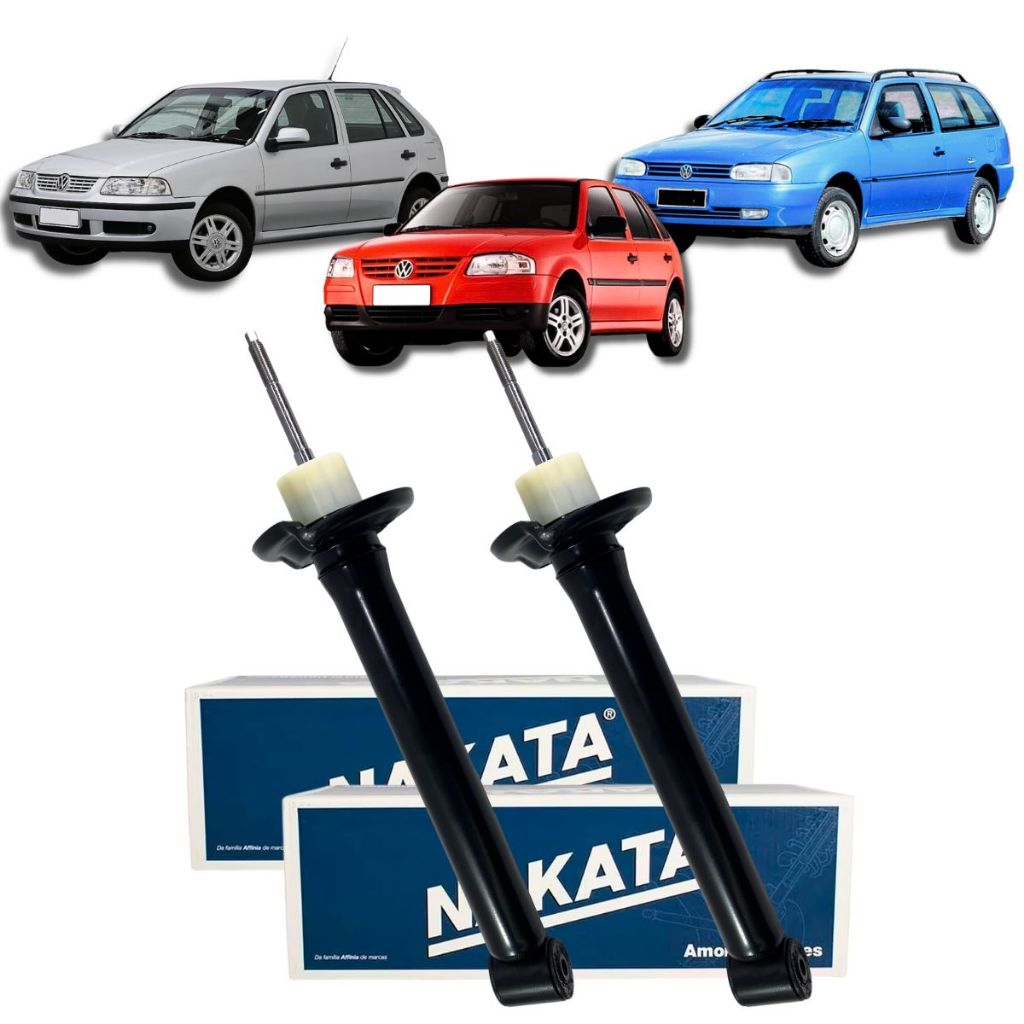 Par Amortecedor Traseiro Original Nakata Vw Gol Parati