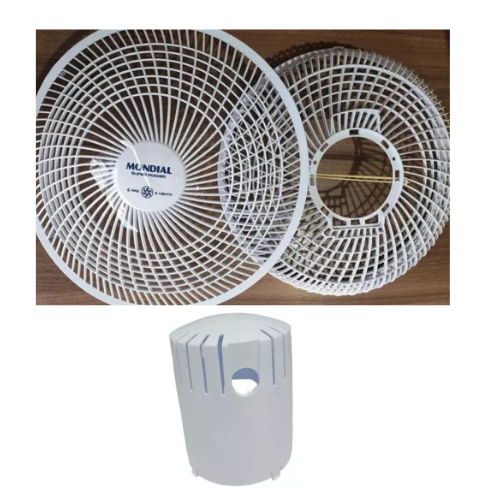 Par de Grades Ventilador Mondial 30cms + Corpo Traseiro Motor Mondial Original