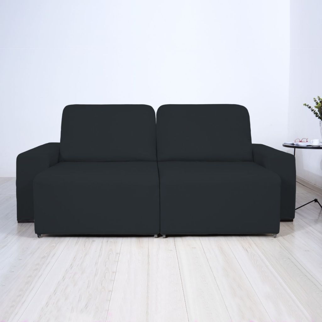Capa Sofá Retrátil Reclinável de Malha Gel Costura Resistente Capa Protetora Sofá 1, 2 ou 3 Lugares