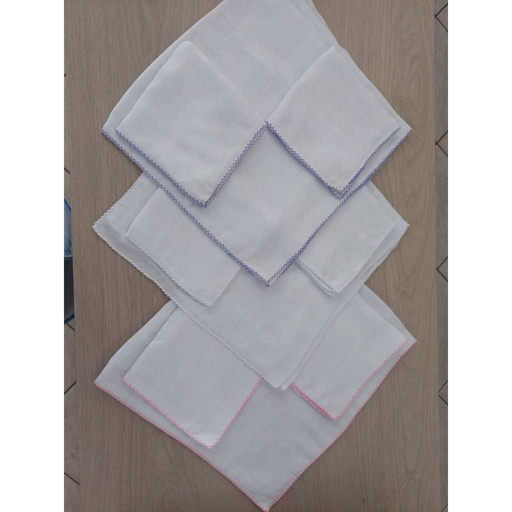 KIT C/ 9 PEÇAS DE FRALDAS SENDO: 3 DE OMBRO E 6 DE BOCA (BABETES) E BICO  DE PICUETA VARIADAS em Oferta na Shopee