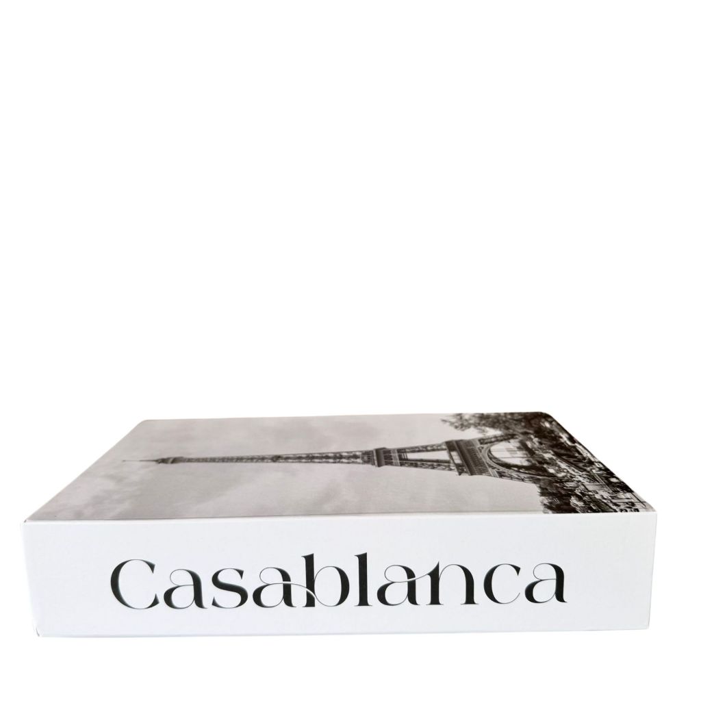 Livro caixa decorativo organização quarto decoração porta objetos joias bijuteria documentos Paris