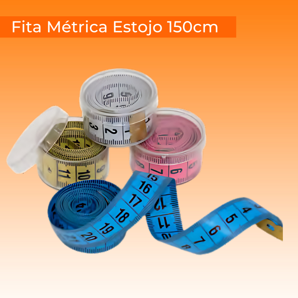 Fita Métrica Retrátil de 1,5 Metros  Compacta Leve Precisa  Resistente Profissional Uso Doméstico