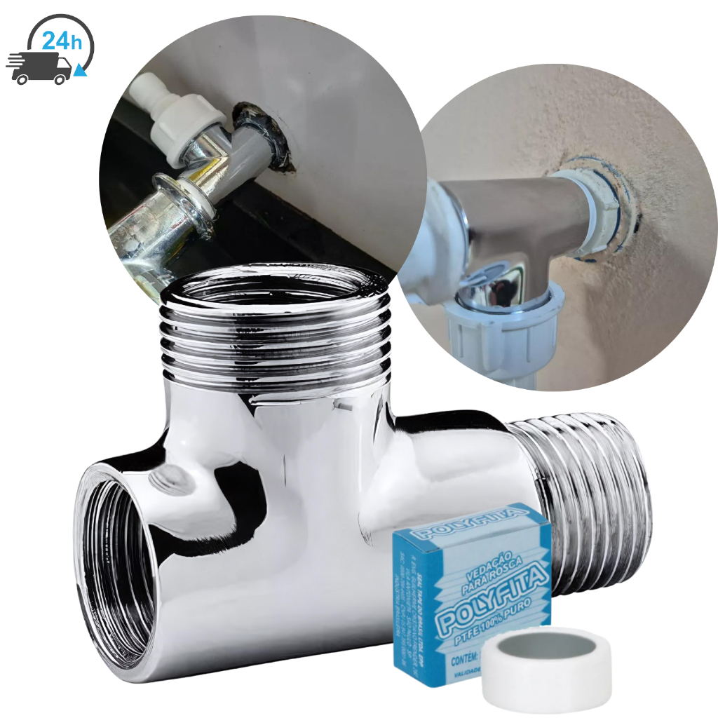 Adaptador Para Tanque e Máquina De Lavar 1/2 Conector T Torneira Tanque Maquina Lavar Lavadora Louça