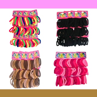 Xuxinha de Cabelo Kit 6 a 144 Unidade Elástico Cabelo Rabico em Oferta na Shopee