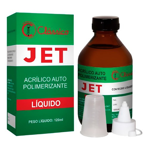 Resina Acrílica Autopolimerizável Jet Líquido 120ml
