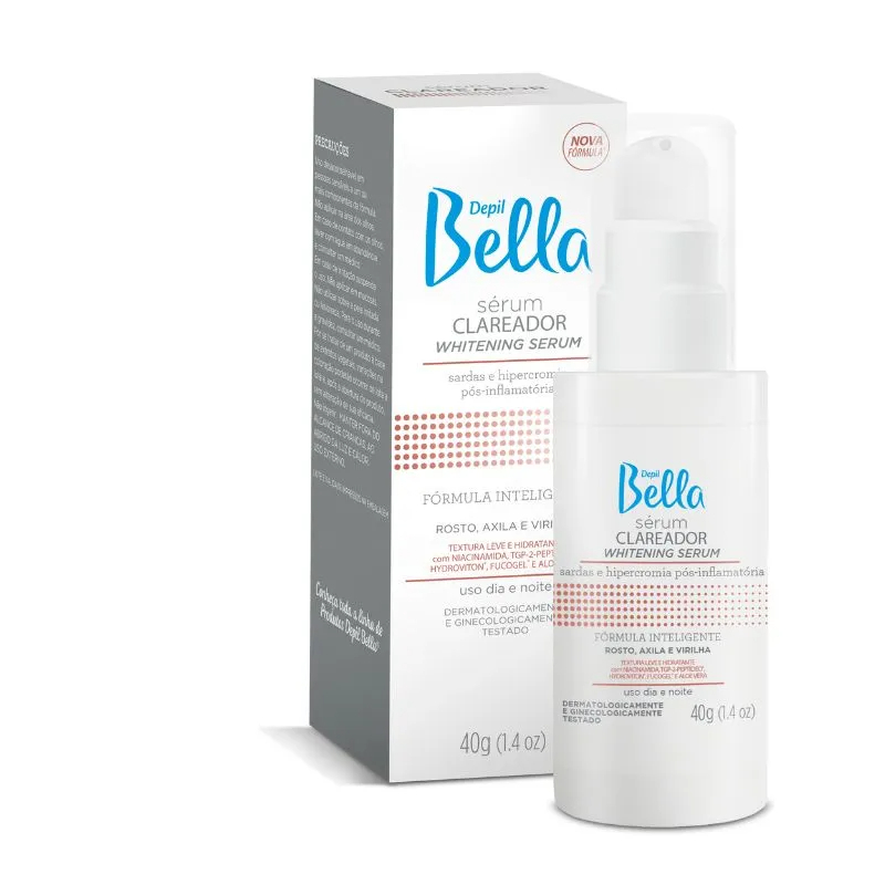 Sérum Clareador Rosto Axila e Virilha 40g Depil Bella