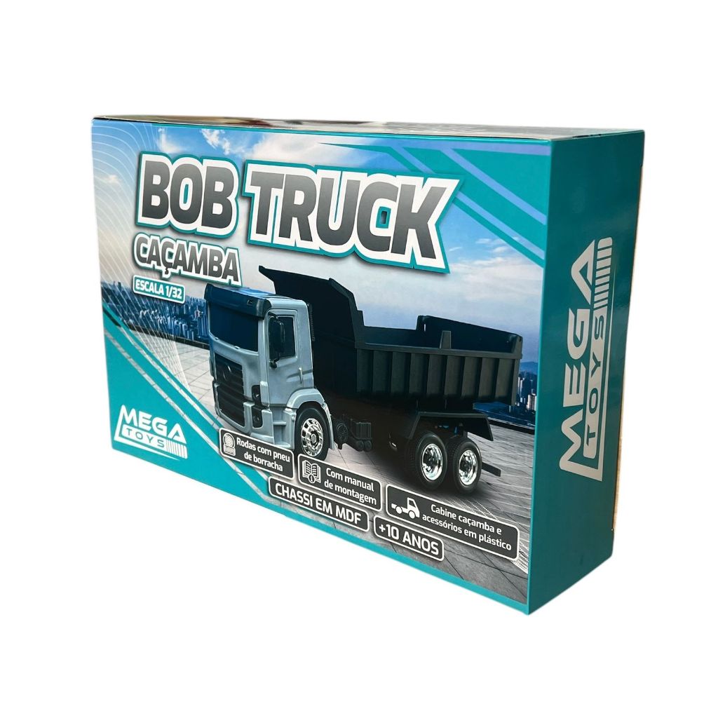 Kit para montar Miniatura bob Truck com Caçamba escala 1/32 em Oferta na Shopee