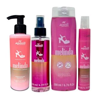 Kit Sabonete, Perfume de calcinha, Body Splash e Hidratante Melinda em Oferta na Shopee