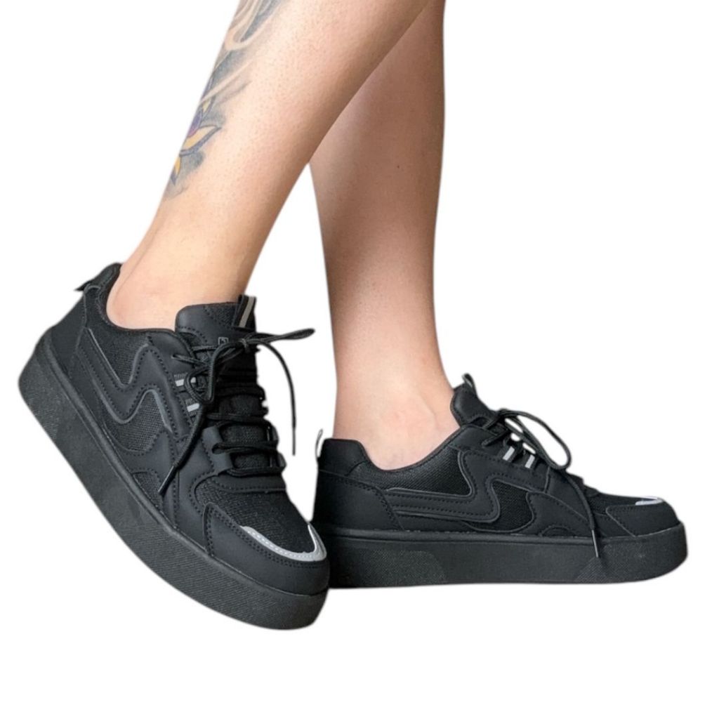 Tênis Feminino Crystal Preto Ramarim 2483231-2 em Oferta na Shopee