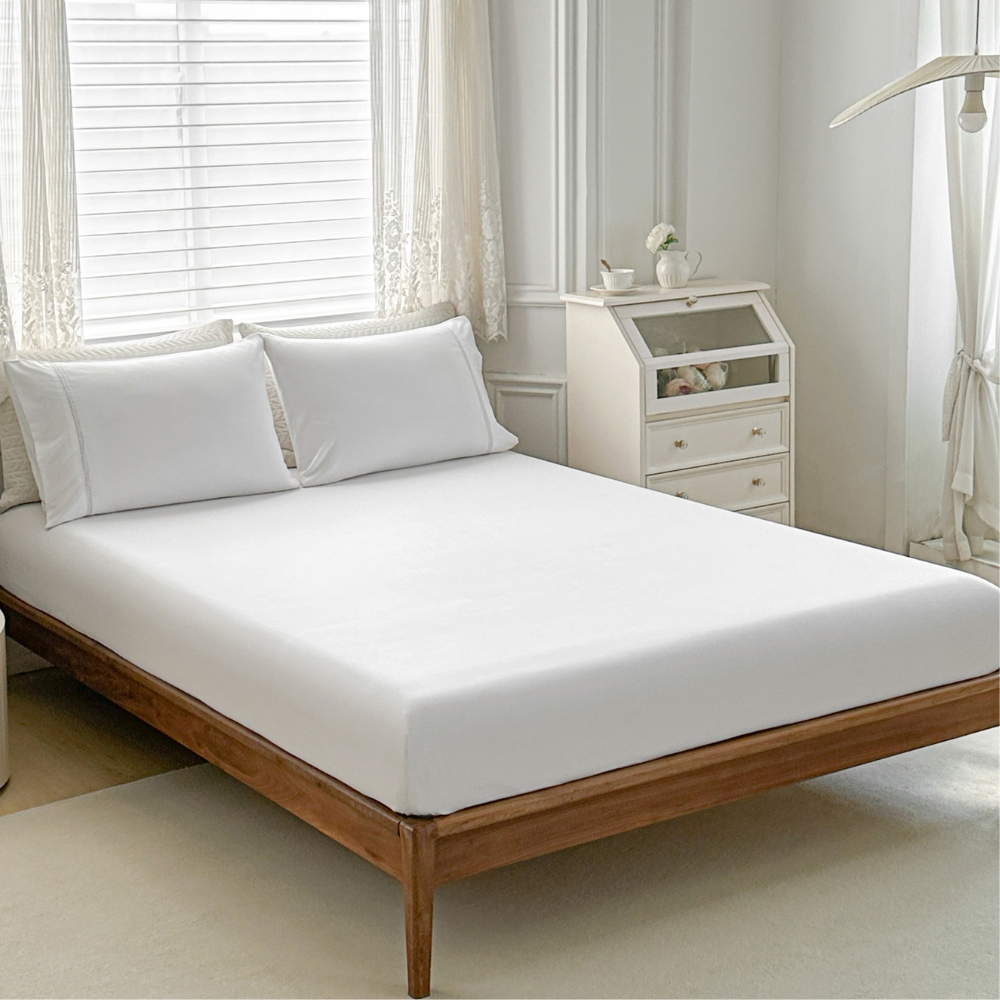 Jogo de Lençol King 3 Peças Milano Percal 400 Fios Ponto Palito em Oferta na Shopee