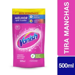 Tira Manchas Vanish Líquido Multiuso para roupas coloridas Refil Econômico 500ml