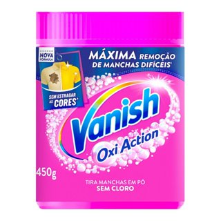 Tira Manchas Vanish em Pó Oxi Action para roupas coloridas 450g em Oferta na Shopee