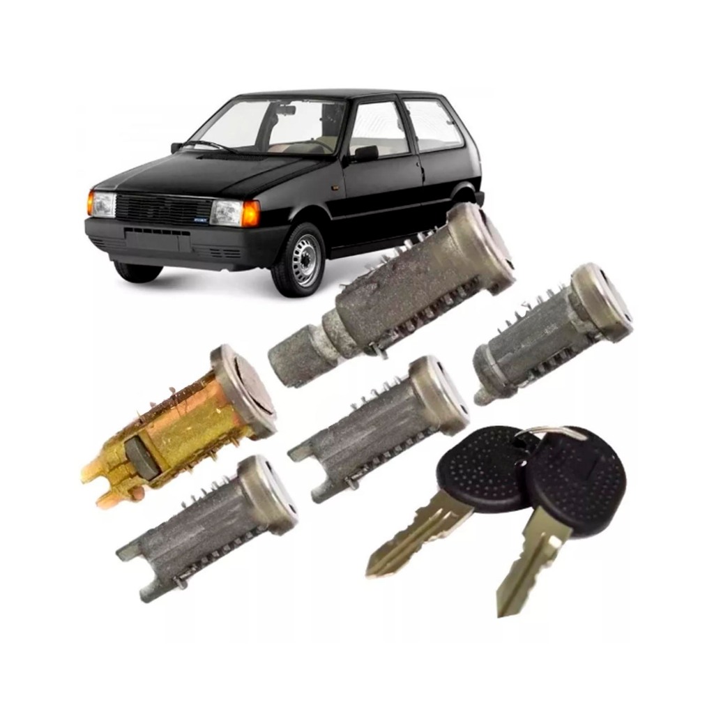 Kit Cilindro Porta/ignição/combustível/porta Mala Uno 1984 A 1990