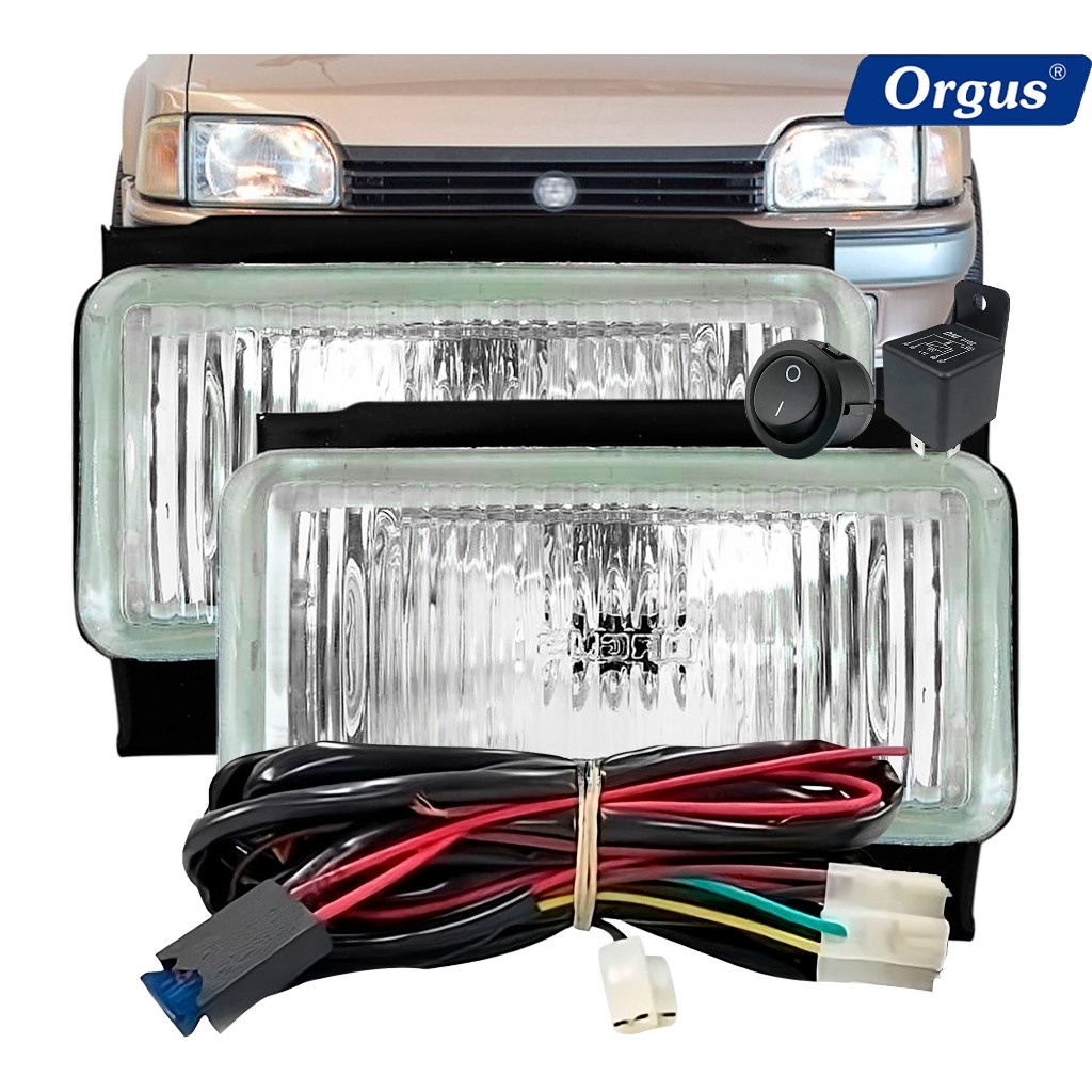 Farol Milha Apollo 90 91 92 Escort Verona Lente De Vidro Orgus Completo